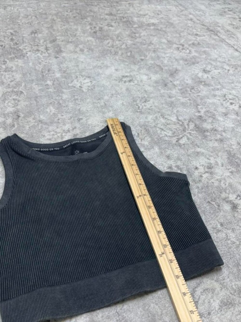 Offline by Aerie ribbed tank top faded grey - Picture 4 of 5